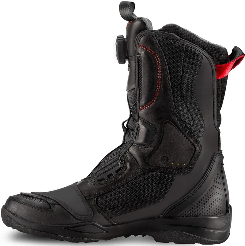 SHIMA STRATO BOTAS DE MOTO MUJER NEGRO ROJO