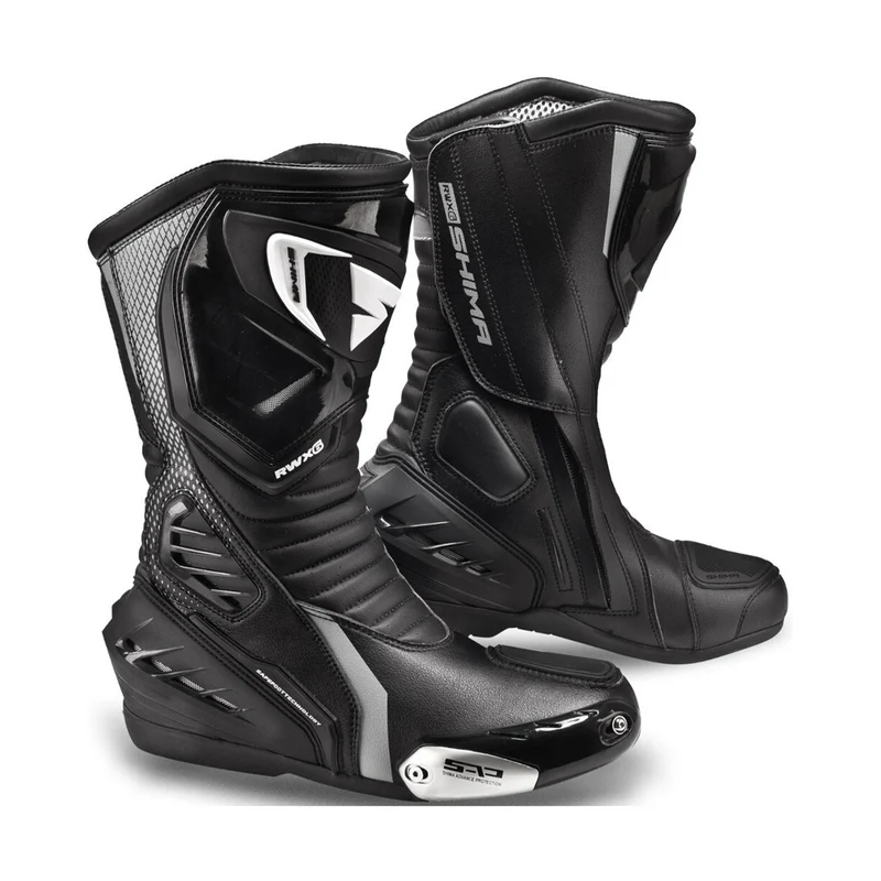 SHIMA RWX-6 BOTAS DE MOTO MUJER NEGRO