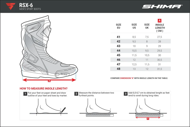 SHIMA RSX-6 BOTAS DE MOTO H OMBREFLUO