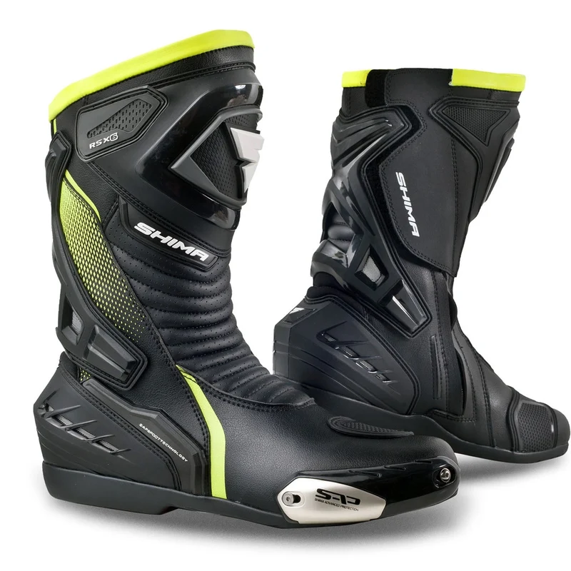 SHIMA RSX-6 BOTAS DE MOTO HOMBRE FLUO