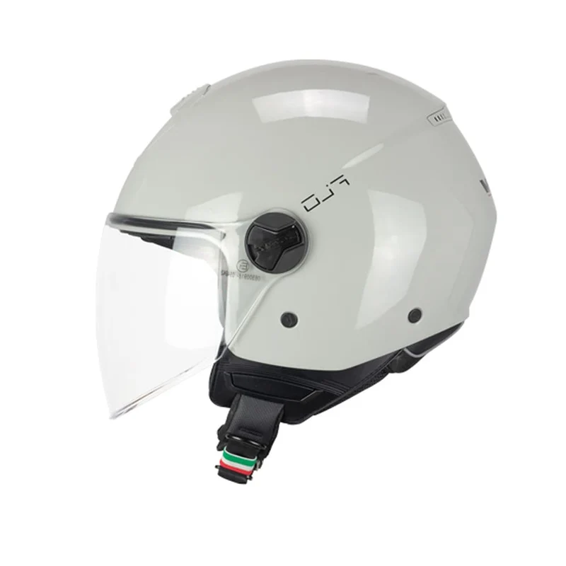 CGM 167A FLO MONO Cara Abierta Jet Casco Gris Largo