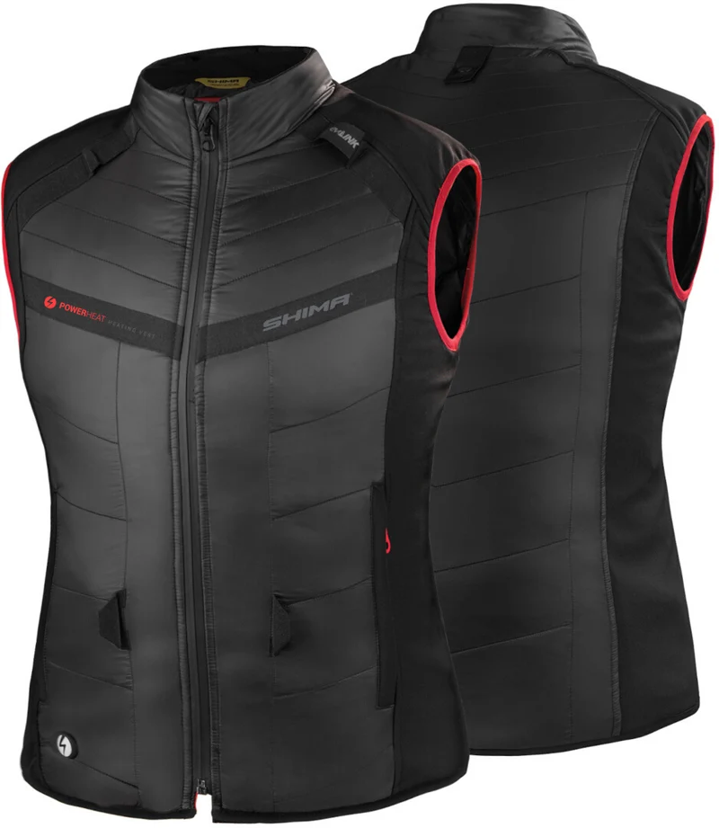 SHIMA POWERHEAT CHALECO TERMICO ELECTRICO MUJER NEGRO