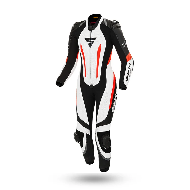 SHIMA RS 1PC MONO DE MOTO MUJER BLANCO FLUO