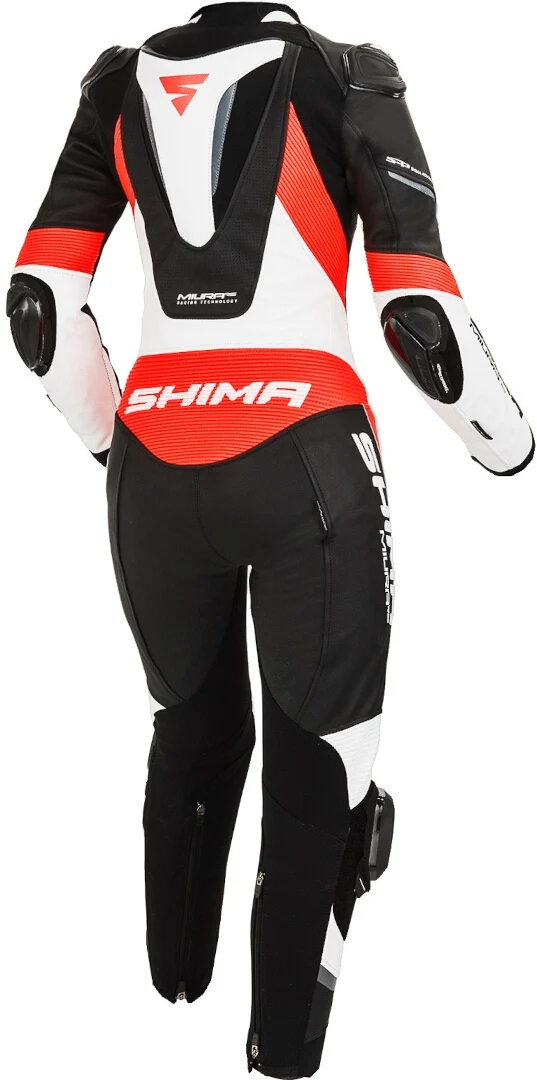 SHIMA RS 1PC MONO DE MOTO MUJER BLANCO FLUO