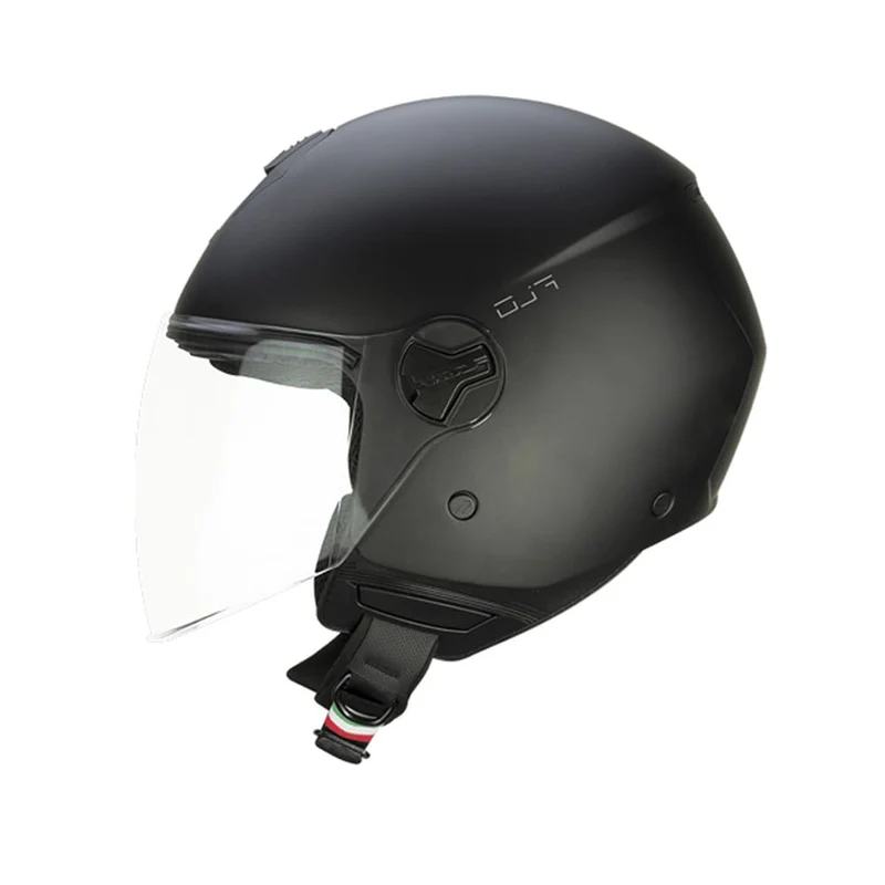 CGM 167A FLO MONO Abierto Scooter Casco Negro Mate Largo