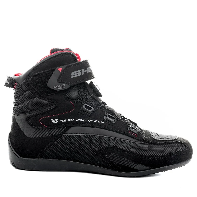 SHIMA EXO VENTED BOTAS DE MOTO MUJER NEGRO