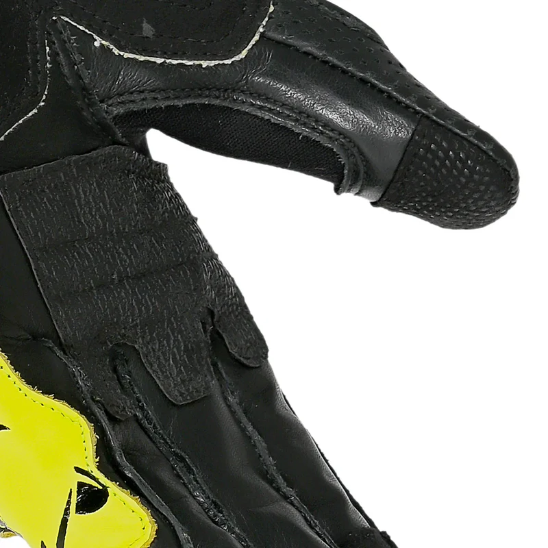 BELA LEMOX GUANTES DE MOTO CARRERAS HOMBRE NEGRO BLAN AMAR