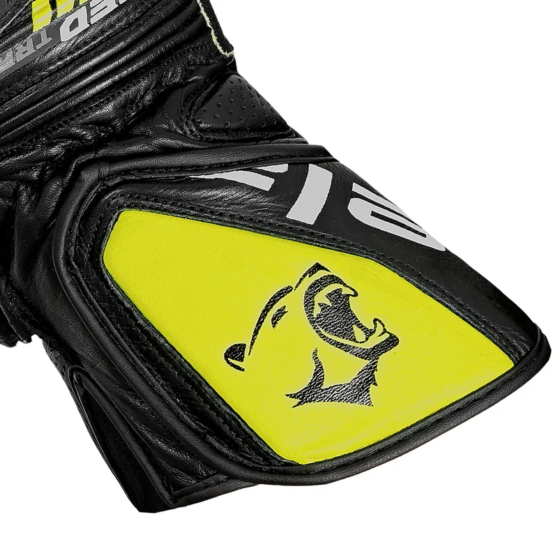 BELA LEMOX GUANTES DE MOTO CARRERAS HOMBRE NEGRO BLAN AMAR