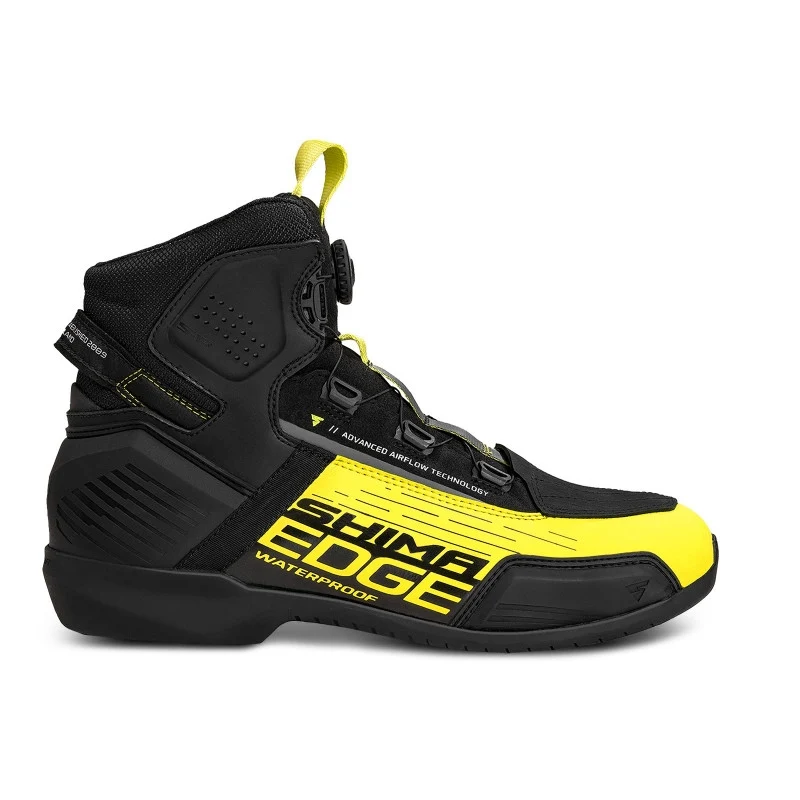 SHIMA EDGE WP BOTAS DE MOTO FLUO