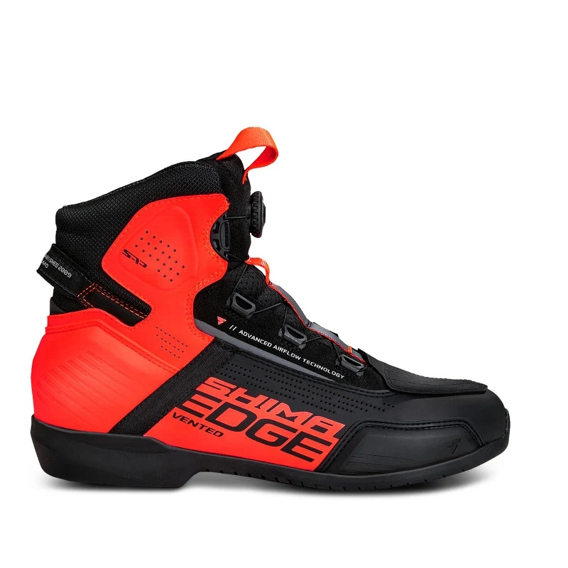 SHIMA EDGE VENTED BOTAS DE MOTO ROJO