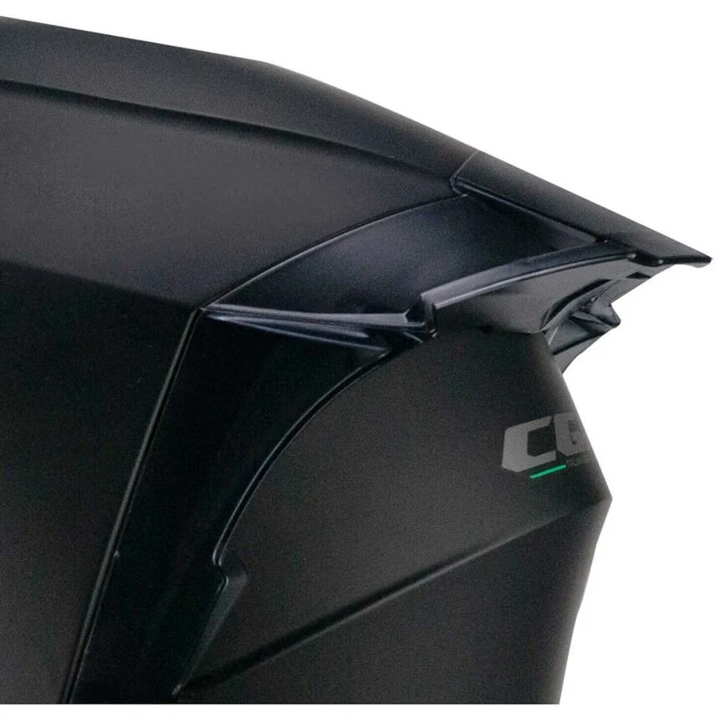 CGM 127A DEEP MONO Cara Abierta Jet Casco Negro Mate