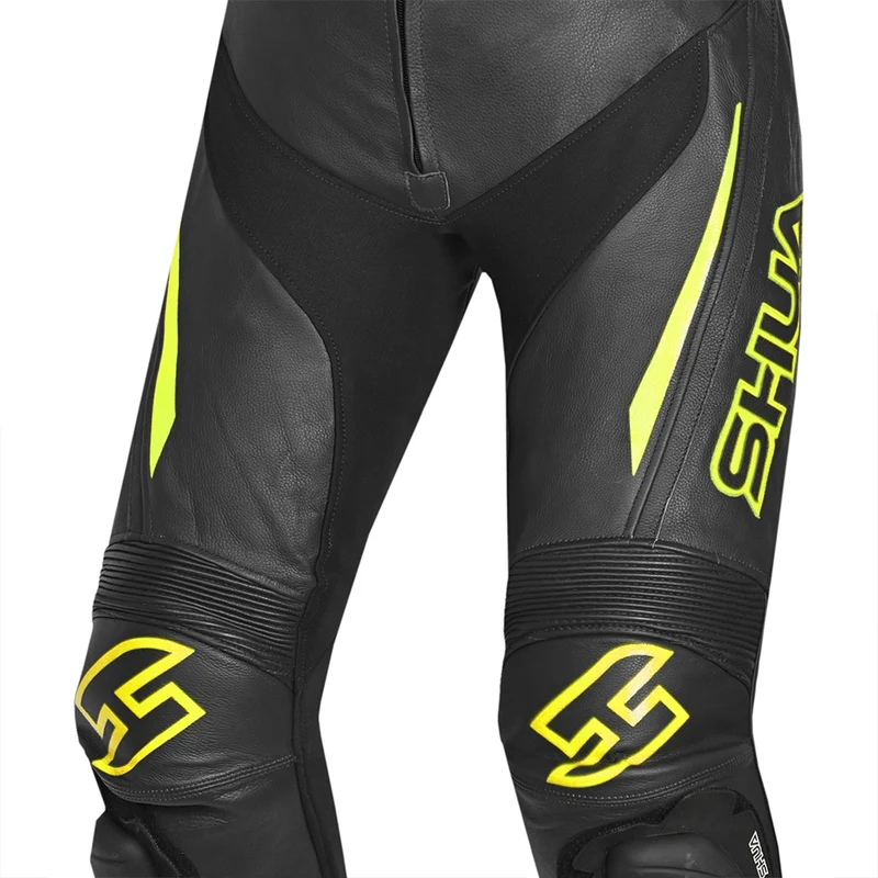 SHUA INFINITY 2 PC MONO DE MOTO HOMBRE NEGRO AMARILLO