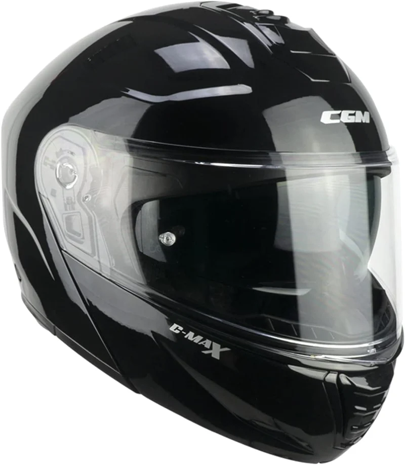 CGM 569A C-MAX MONO Modular Casco Moto Negro