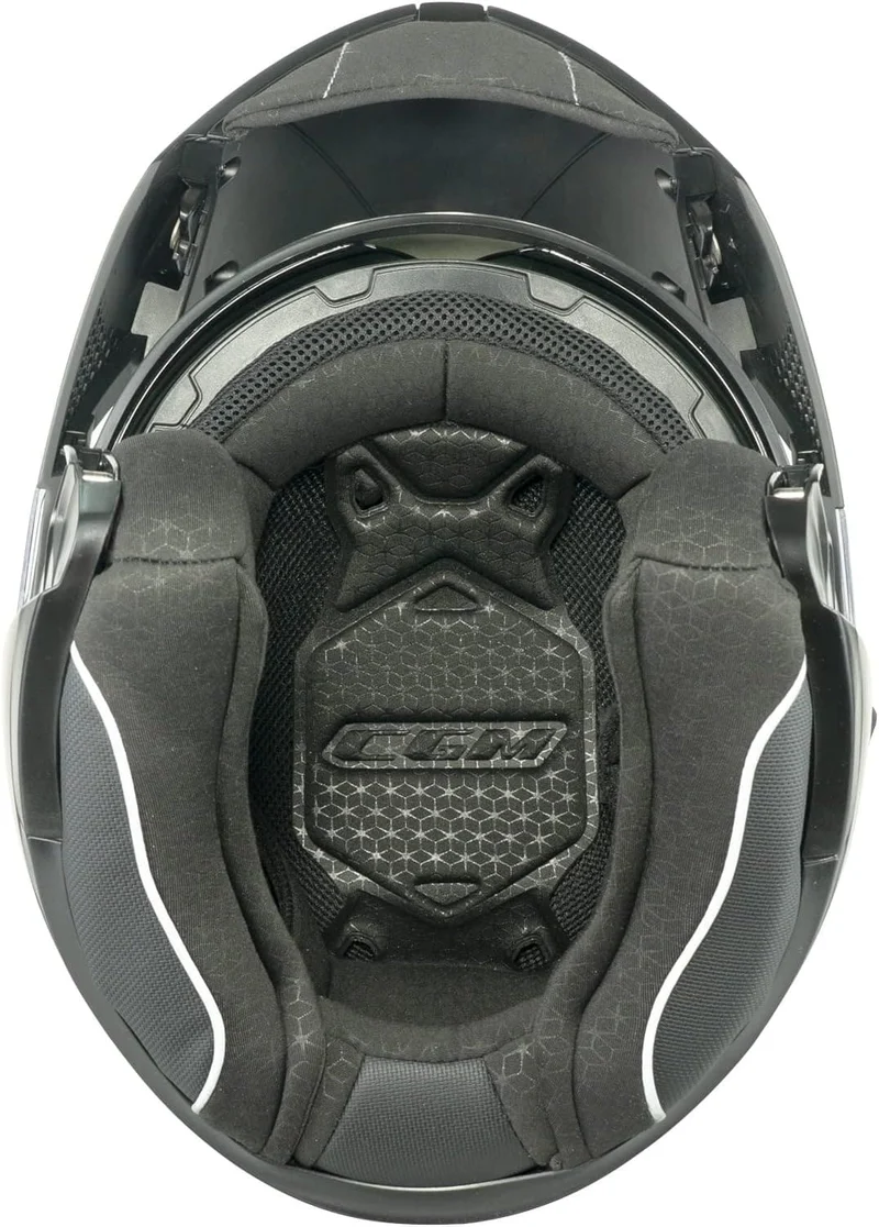 CGM 569A C-MAX MONO Modular Casco Moto Negro