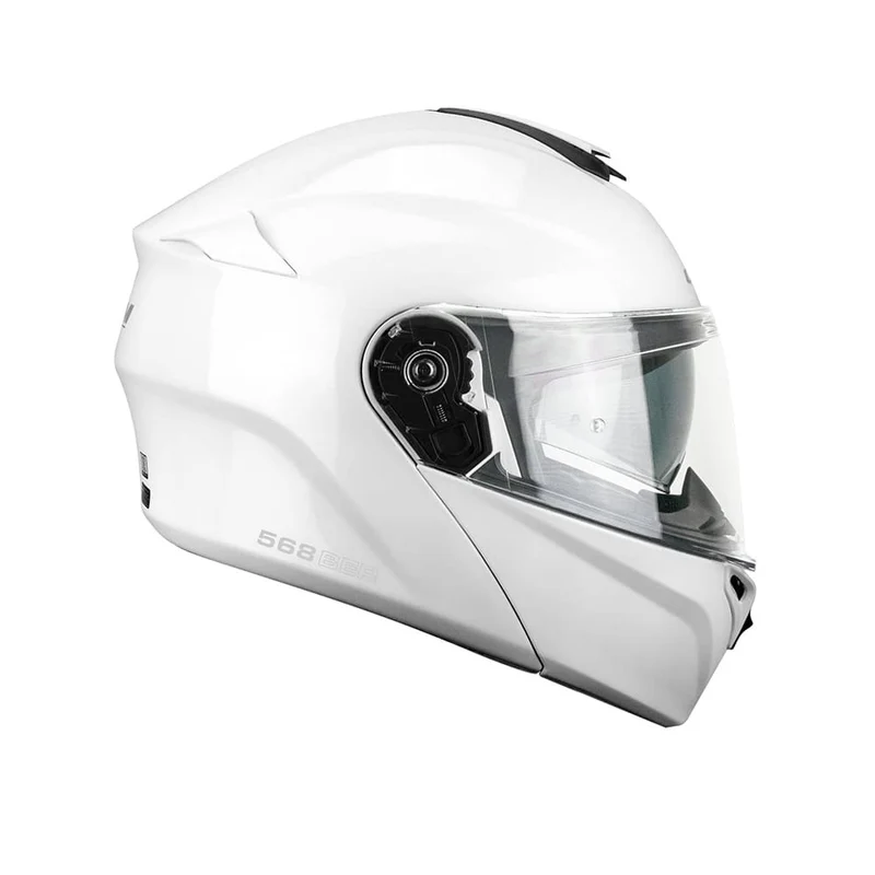 CGM 568A BER MONO MODULAR CASCO DE MOTO ABATIBLE BLANCO