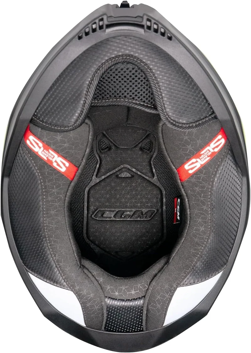 CGM 363A SHOT MONO Integral Moto Casco Negro Mate