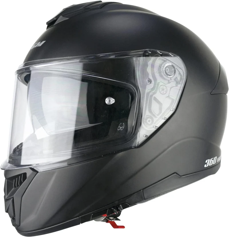 CGM 360A KAD MONO Moto Integral Casco Negro Mate