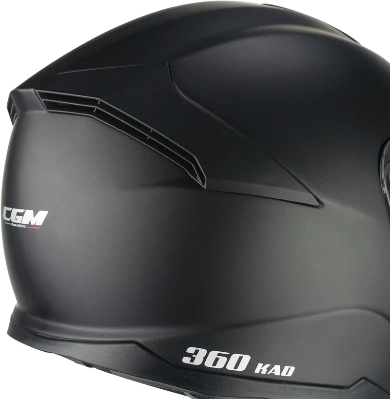 CGM 360A KAD MONO Moto Integral Casco Negro Mate