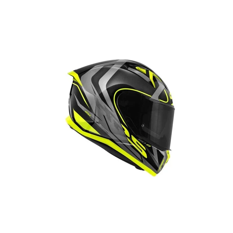 GIVI 50.8 BRAVE Moto Integral Casco Negro Mate Titan Amarillo