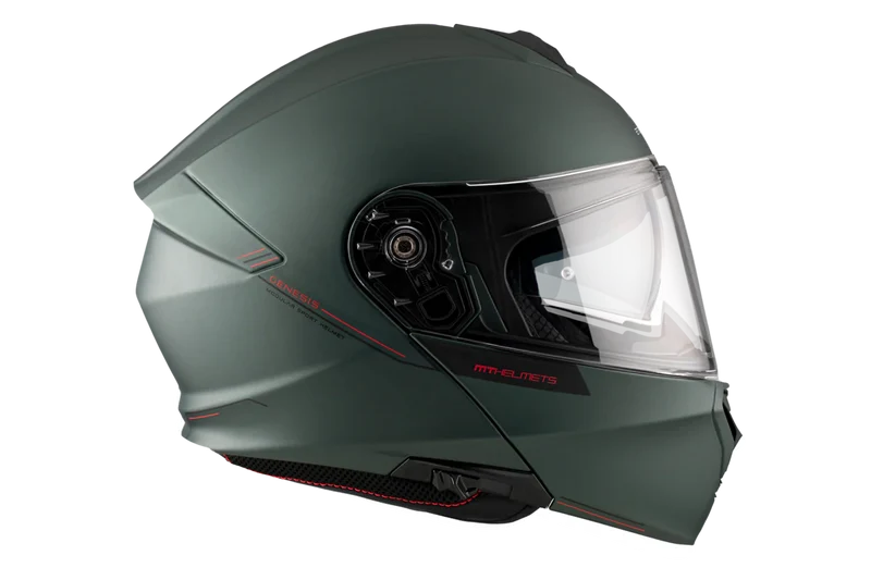MT GENESIS SV SOLID AVENTURA S MODULAR CASCO DE MOTO A6 VERDE MATE