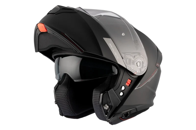 MT GENESIS SV SOLID TURISMO MODULAR CASCO DE MOTO A1 NEGRO MATE