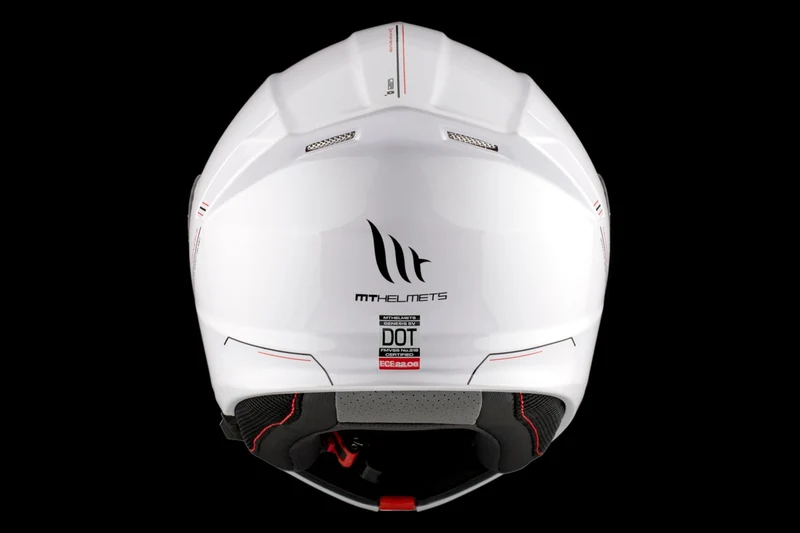 MT GENESIS SV SOLID MODULAR CASCO DE MOTO A0 BLANCO BRILLANTE
