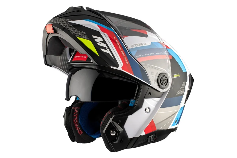 MT ATOM 2 SV BAST ABATIBLE MODULAR CASCO DE MOTO A0 GLOSS PEARL