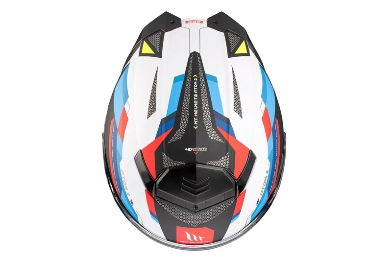MT ATOM 2 SV BAST ABATIBLE MODULAR CASCO DE MOTO A0 GLOSS PEARL