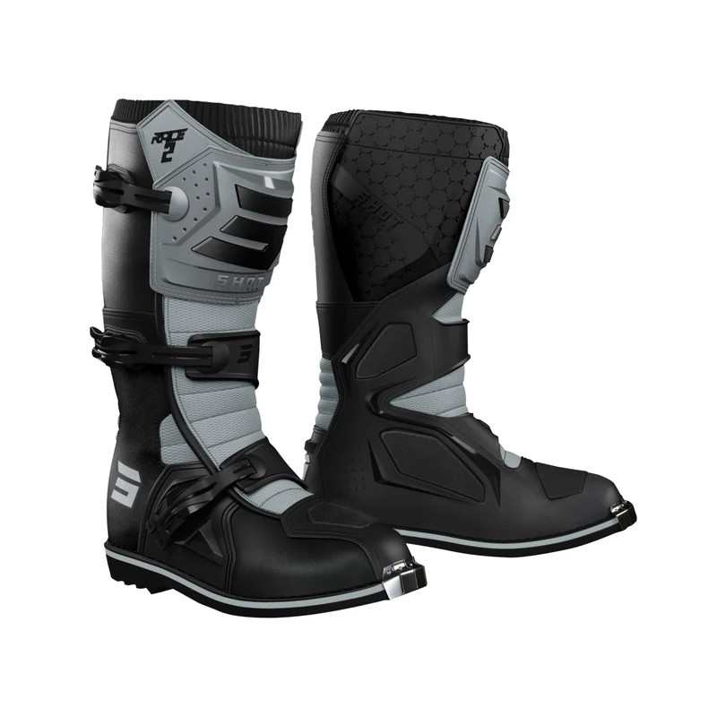 SHOT RACE 2 BOTAS DE MOTOCROSS BLACK_GREY
