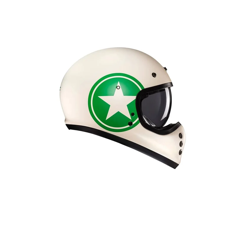 HJC V60 NYX MC4SF ESTILO RETRO VINTAG DE MOTOCICLETA CASCO