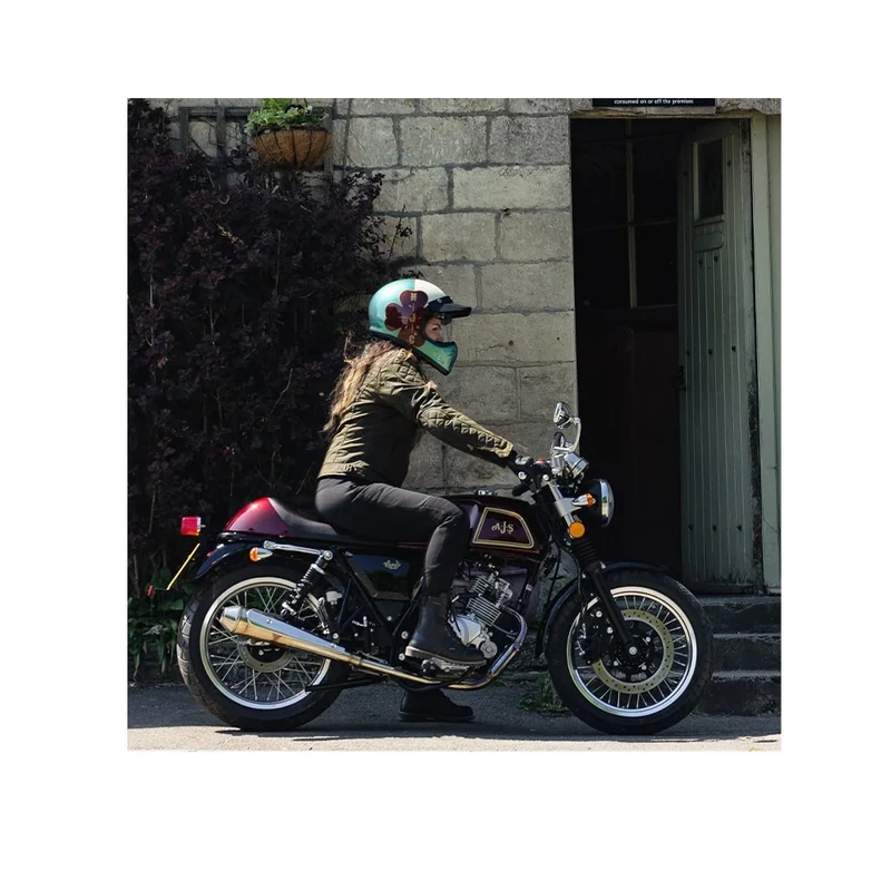 HJC V60 NYX MC4SF ESTILO RETRO VINTAG DE MOTOCICLETA CASCO
