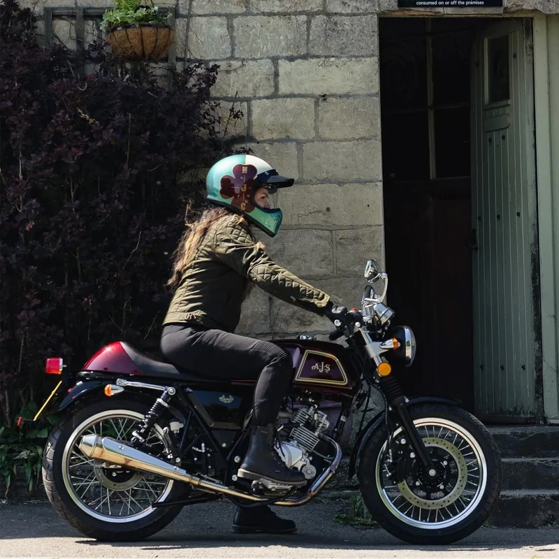 HJC V60 SCOBY MC7 CLÁSICO MOTOCICLETA ESTILO VINTAGE CASCO