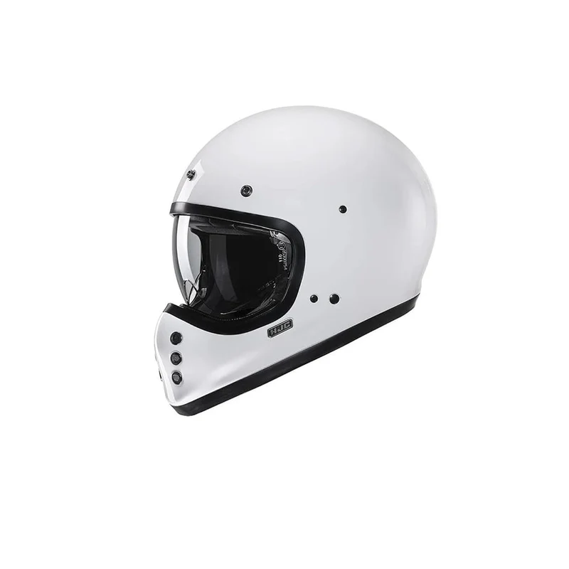 HJC V60 TODOTERRENO DE MOTO ESTILO CLÁSICO CASCO BLANCO