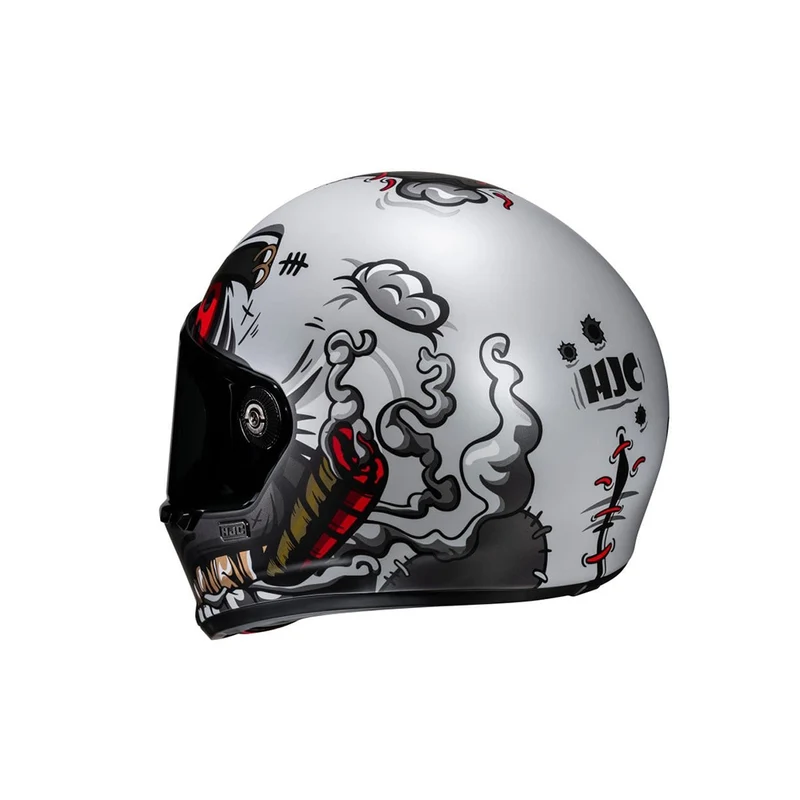 HJC V10 Vatt MC1SF moto touring integral casco rojo