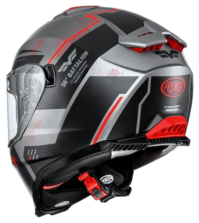 PREMIER TYPHOON BA17BM CASCO INTEGRAL DE MOTOCICLETA