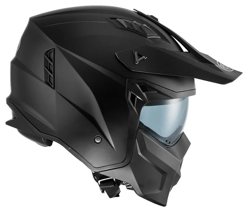 PREMIER 25 SUBVERTER U9BM CASCO CONVERTIBLE MOTO NEGRO MATT