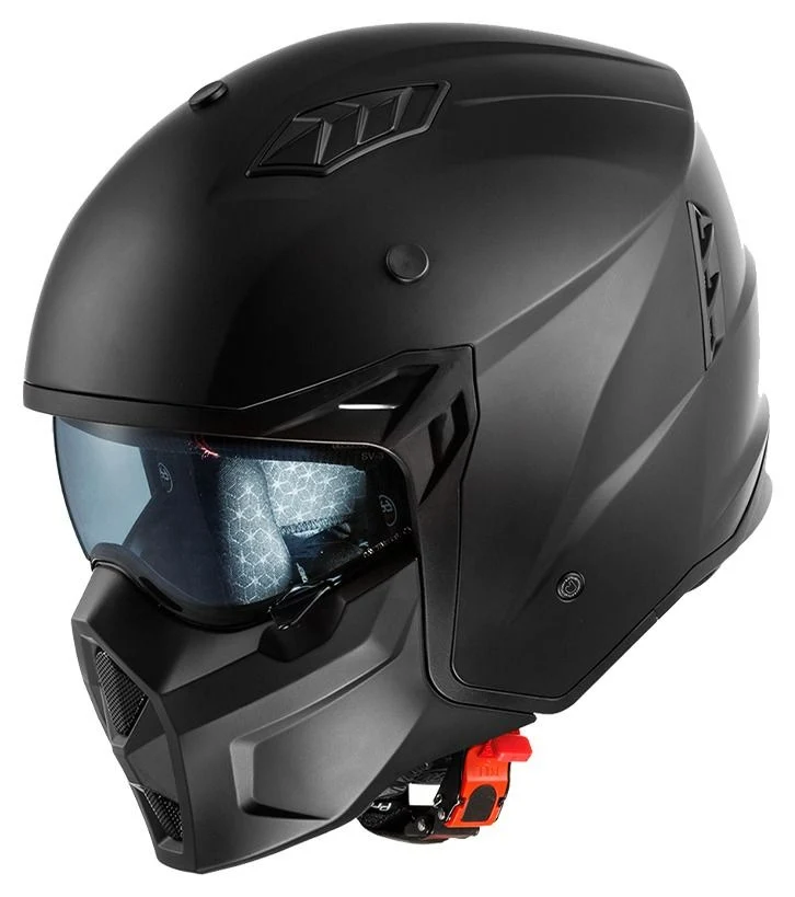 PREMIER 25 SUBVERTER U9BM CASCO CONVERTIBLE MOTO NEGRO MATT