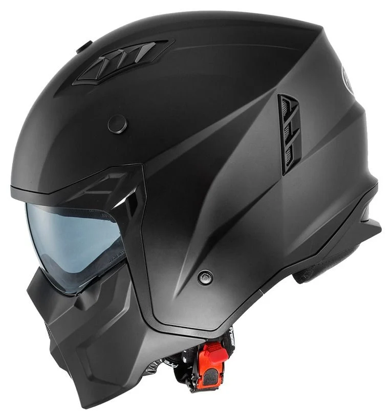 PREMIER 25 SUBVERTER U9BM CASCO CONVERTIBLE MOTO NEGRO MATT