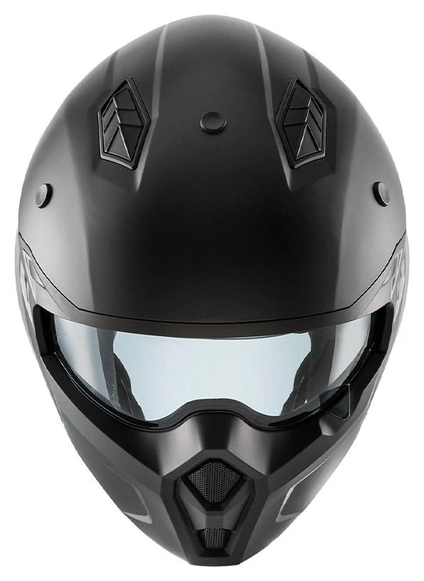 PREMIER 25 SUBVERTER U9BM CASCO CONVERTIBLE MOTO NEGRO MATT