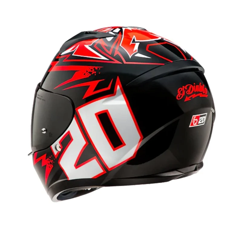 HJC C10 DIABLO MASK MC1 casco de moto integral