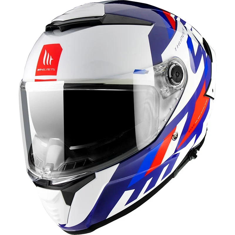 MT THUNDER 4 SV ERGO CASCO DE MOTO C7 PERLA BRILLO