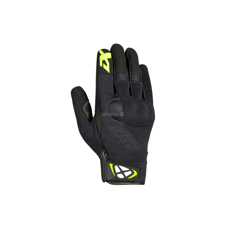 IXON-GUANTES RS DELTA MAN BLACK/BRIGHT YELLOW/WHITE