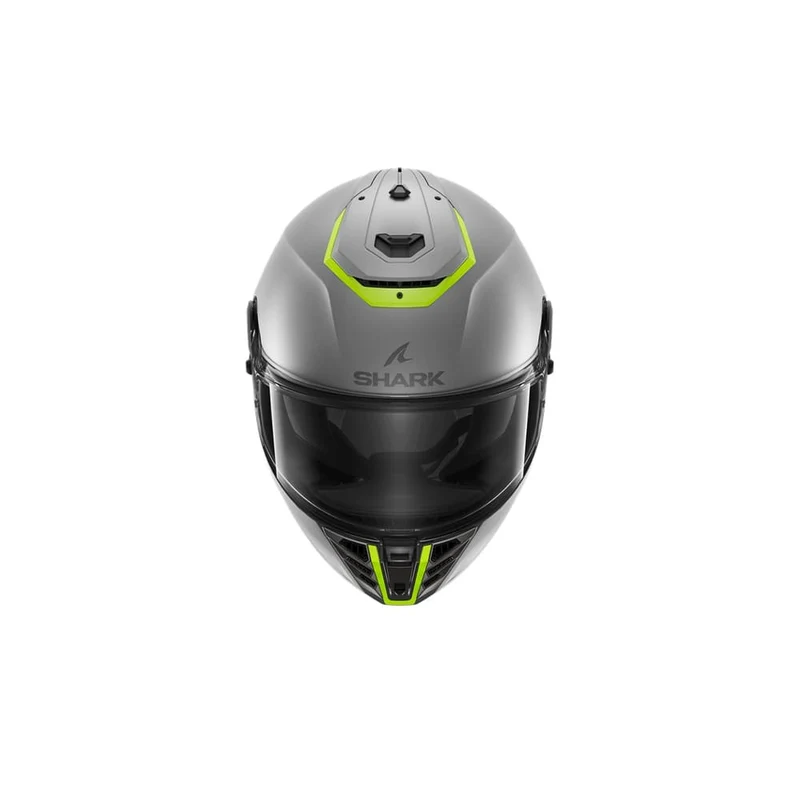 SHARK SPARTAN RS BLANK INTEGRAL CASCO DE MOTO MAT PLATA AMARILLO