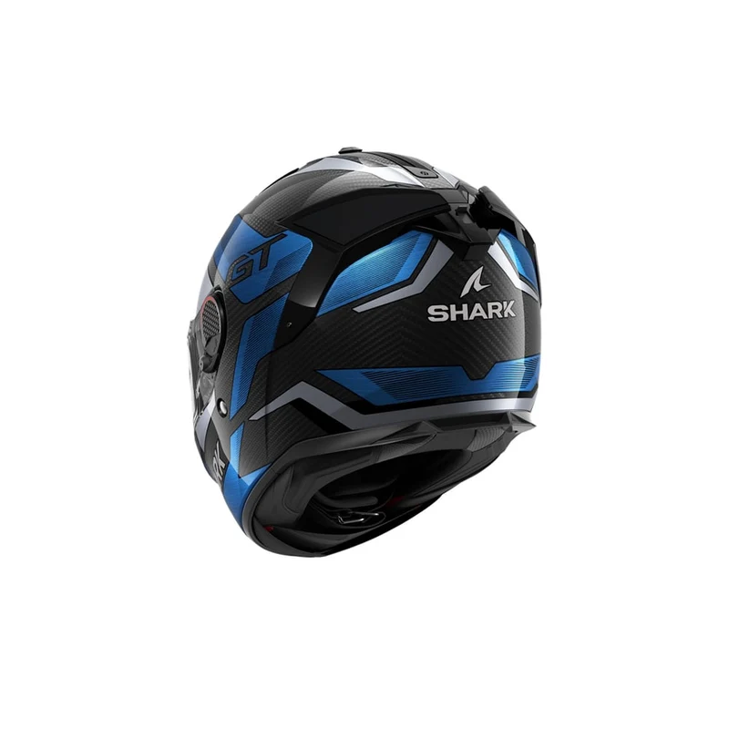 SHARK SPARTAN GT PRO RITMO Integral Casco Carbono Azul Cromado