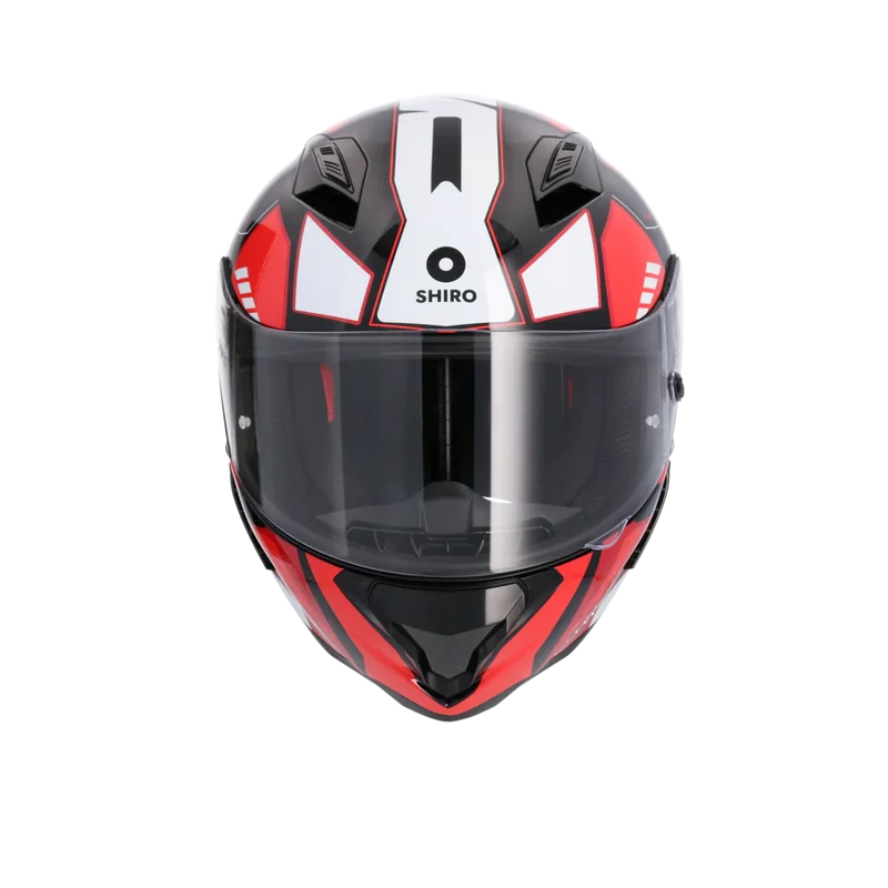 SHIRO CASCO HUNTER SH-890 STAGE NEGRO_ROJO