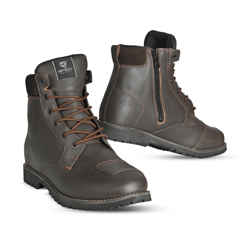 R-TECH HERITAGE WP BOTAS DE MOTO MARRON