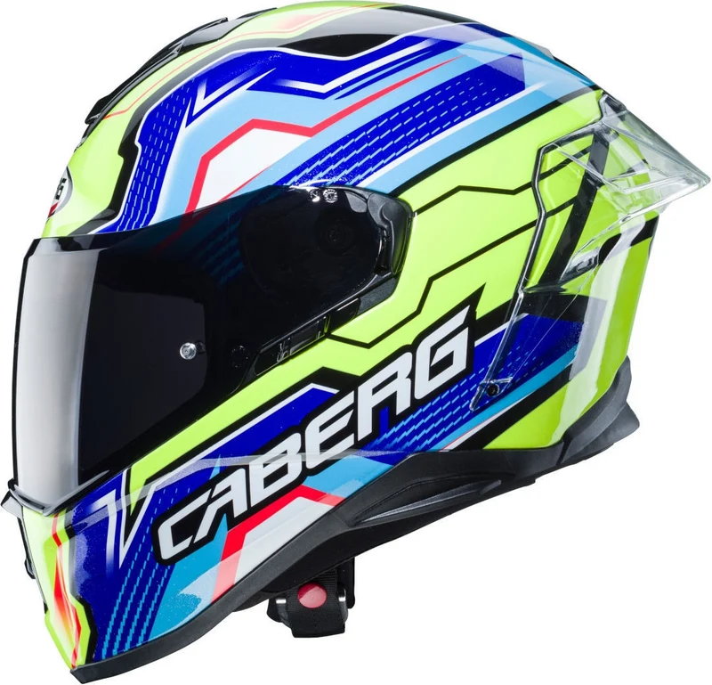 CABERG-Casco DRIFT EVO LB29 BLACK/YELLOW FLUO/BLUE