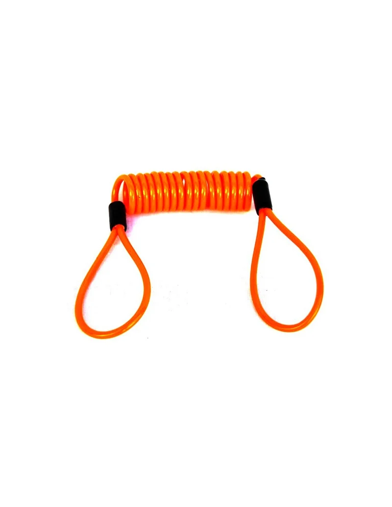 KUM-Cable Espiral 150 cm Naranja- Unica