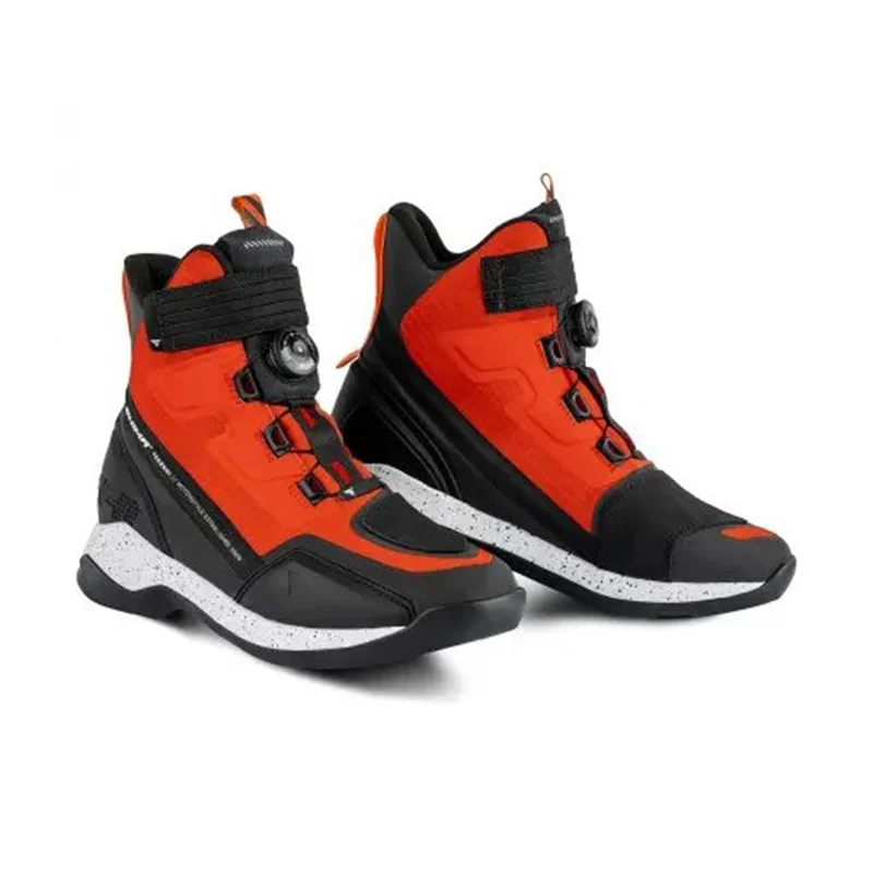 SHIMA TAKESHI BOTAS DE MOTO HOMBRE ROJO