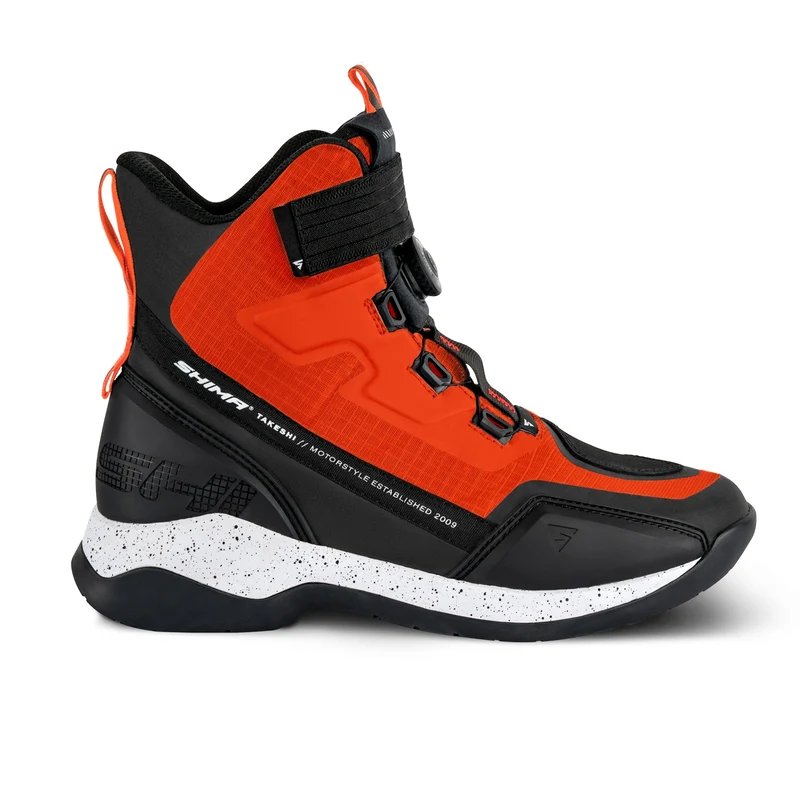 SHIMA TAKESHI BOTAS DE MOTO HOMBRE ROJO
